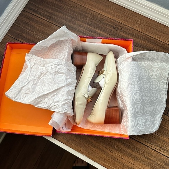 Tory Burch✨Jessa block heel leather loafers Tory Burch Miller Tory Burch heel - Picture 5 of 14